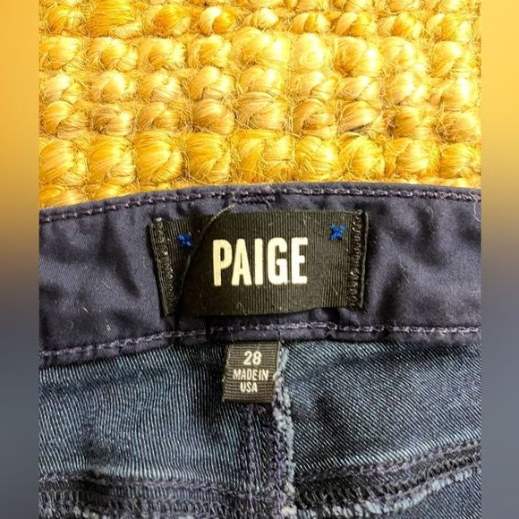- Paige Skyline Skinny Jeans Womens Size 28 Blue Wash Stretch Denim - Picture 4 of 6